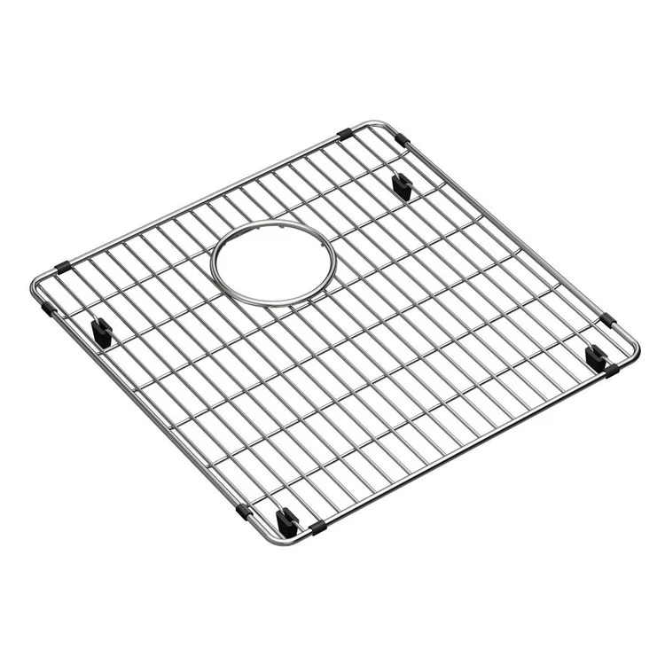 Sink Grid Crosstown Bottom Grid 15.5 x 15.5 Inch Polished Stainless Steel - Frankwebs
