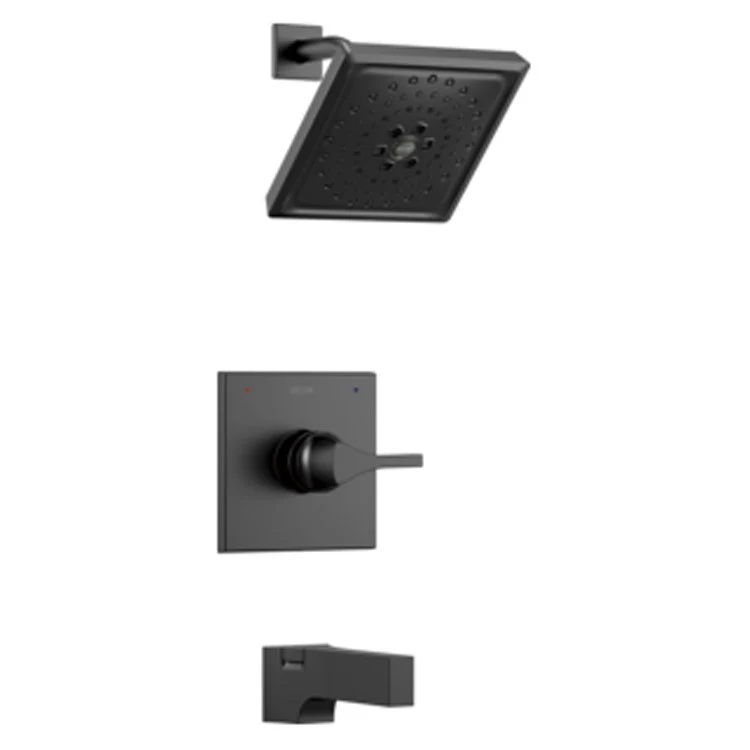 Tub and Shower Trim Zura Monitor 14 with Touch-Clean 1 Lever Matte Black ADA 2.0 Gallons per Minute - Frankwebs