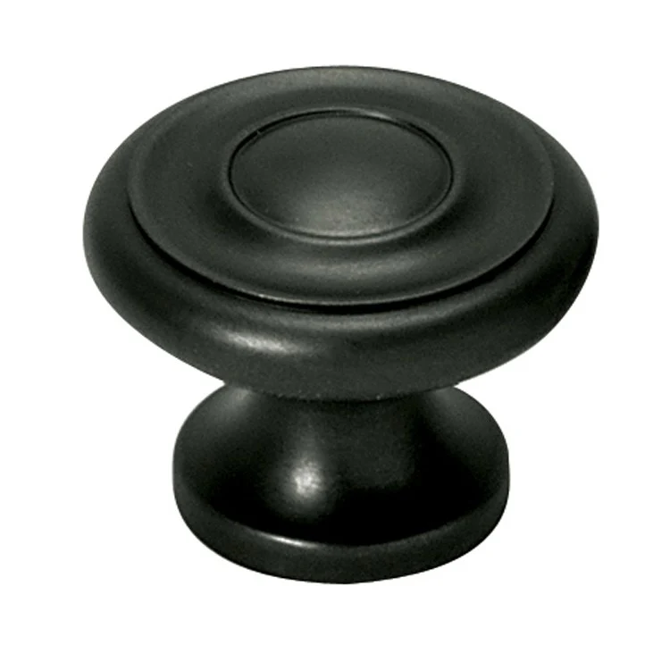 Knob II Collection Round Unlacquered Brass Brass 1 Inch 7/8 Inch 11/16 Inch - Frankwebs
