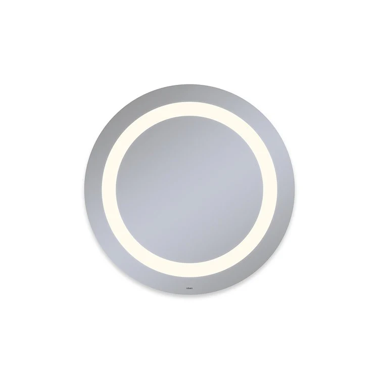 Bathroom Mirror Vitality Inset Light Pattern Circle 30DIA Inch Wall Mount Defogger Included and Color Temperature 3000 Kelvin Warm White Light - Frankwebs