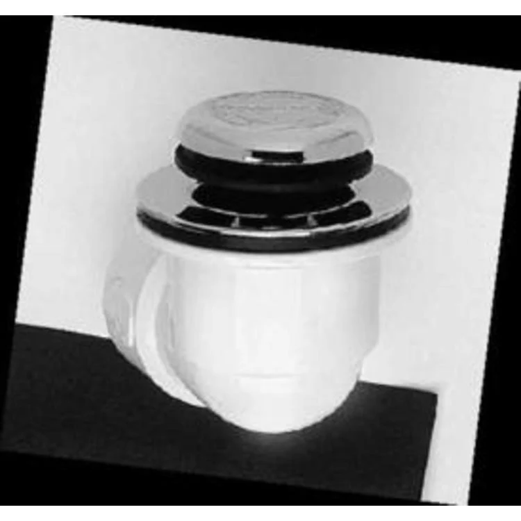 Waste and Overflow Assembly with Touch Toe Closure Satin Nickel 1-1/2 Inch PVC - Frankwebs