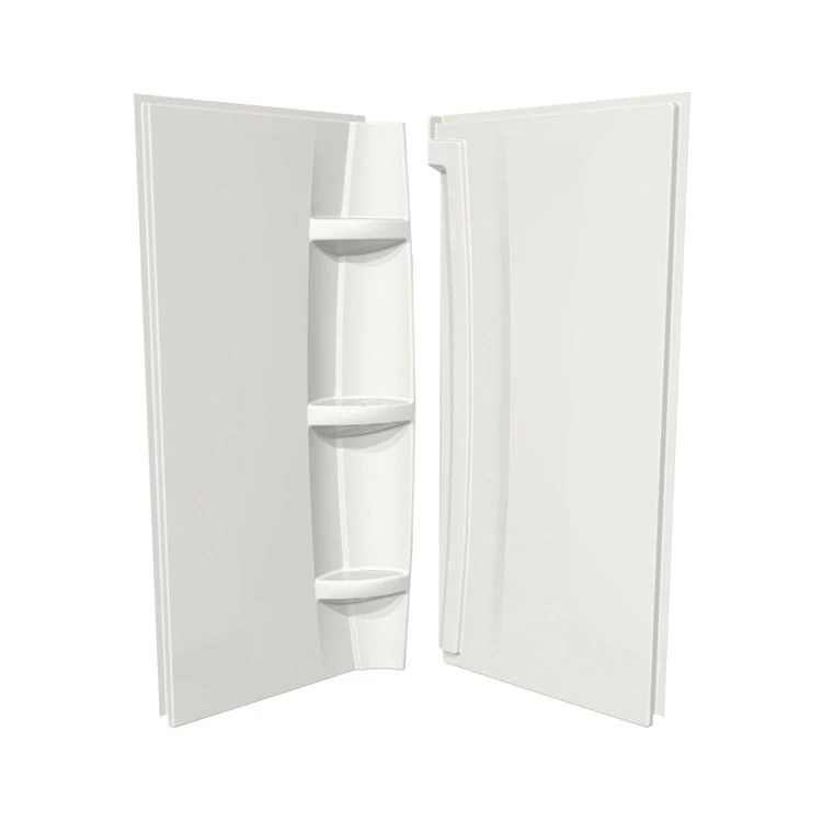 Tub Wall 2 Walls 32 x 1-1/2 x 72 Inch White Acrylic - Frankwebs
