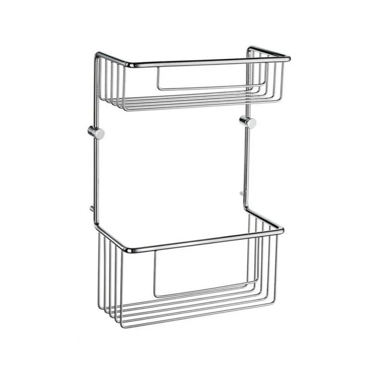 Sideline Wall-Mount Two-Level Straight Shower Basket - Frankwebs