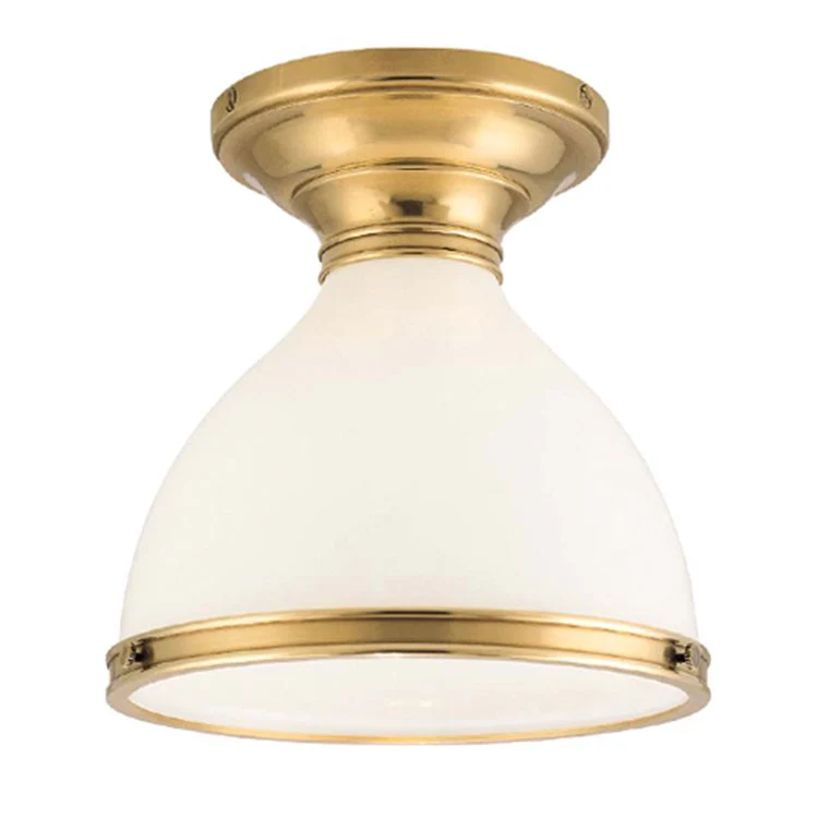 Randolph Single-Light Semi-Flush Mount Ceiling Fixture - Frankwebs