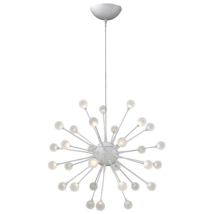 Impulse Thirty-Light Single-Tier LED Chandelier - Frankwebs