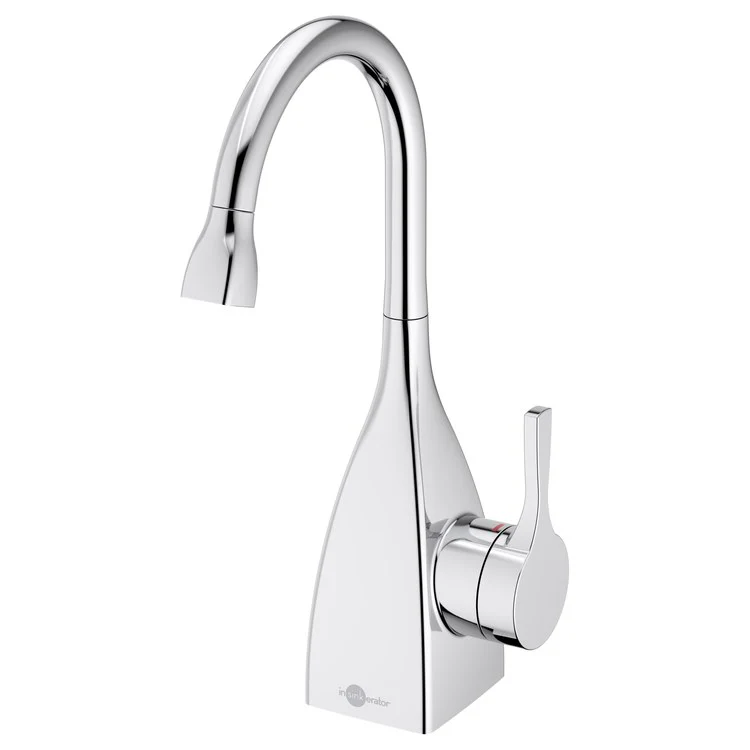 Hot Water Dispenser Showroom Transitional 1020 Instant 1 Lever ADA Gooseneck Swivel 360 DEG Chrome - Frankwebs