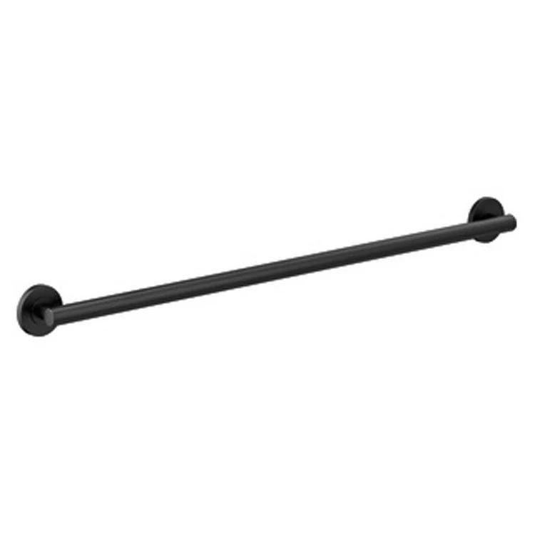Grab Bar Pivotal 42 Inch Contemporary Matte Black ADA Wall Mount - Frankwebs