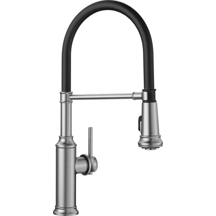 Empressa Single Handle Pull Out Semi-Pro Kitchen Faucet - Chrome - Frankwebs
