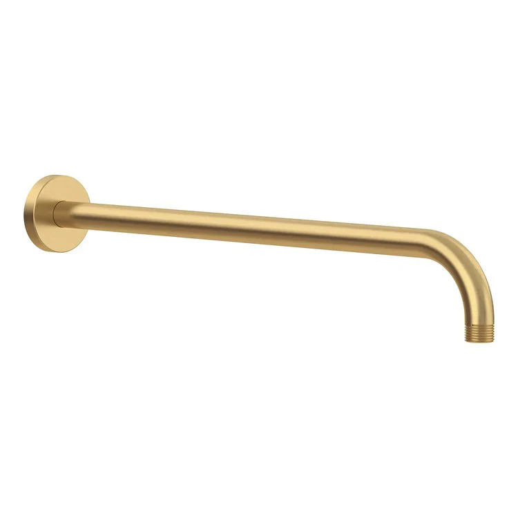 Shower Arm Universal Rain with Escutcheon Brushed Cool Sunrise 18 Inch 1/2 IN NPT Metal Right Angle Wall Mount - Frankwebs