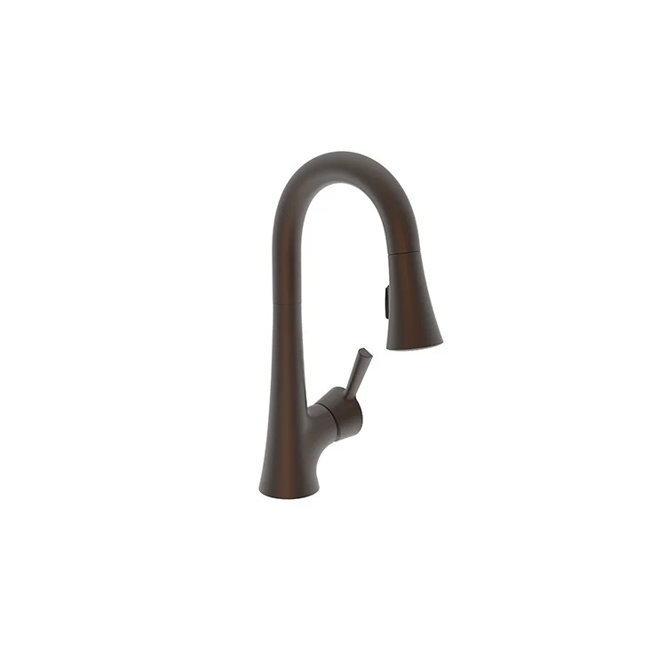 Vespera Single Handle Pull Down Bar/Prep Faucet - English Bronze - Frankwebs