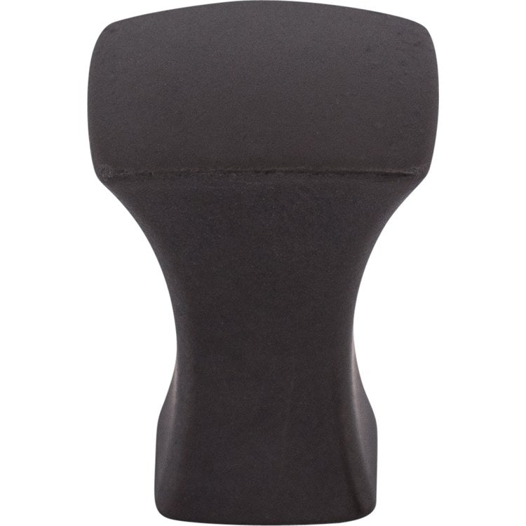 Knob Mercer Glacier Flat Black Zinc Alloy 3/4 Inch - Frankwebs