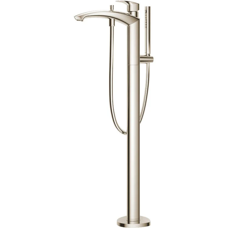 Tub Filler Trim GM Freestanding with Handshower 1 Lever Polished Chrome - Frankwebs