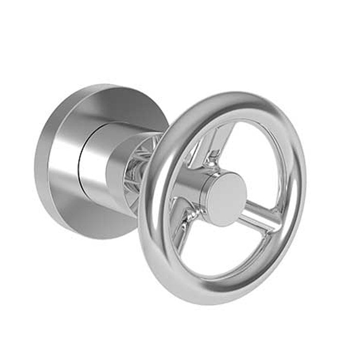 Diverter Handle Slater Brass Flow Control Wheel Midnight Chrome Round Escutcheon - Frankwebs