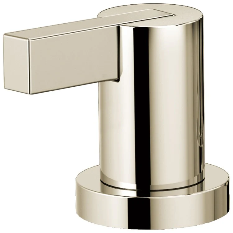 Handle Kit Litze Metal 1 Extended Lever Brilliance Luxe Nickel for Roman Tub - Frankwebs