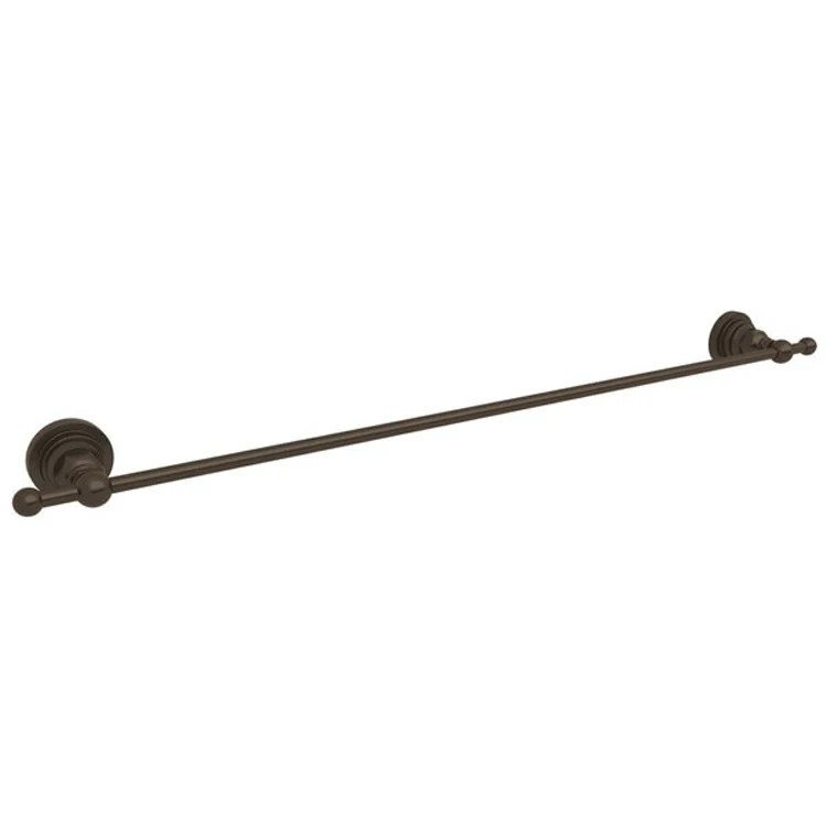 Towel Bar San Giovanni 24 Inch Single Polished Nickel Brass Wall Mount - Frankwebs