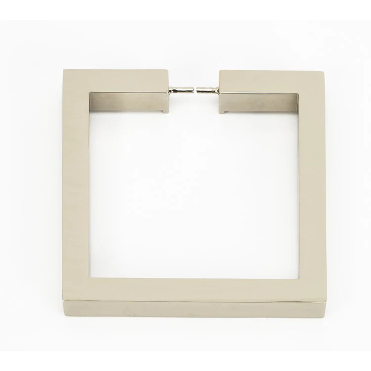 Ring Flat Square Polished Chrome 3-1/2 Inch Brass - Frankwebs