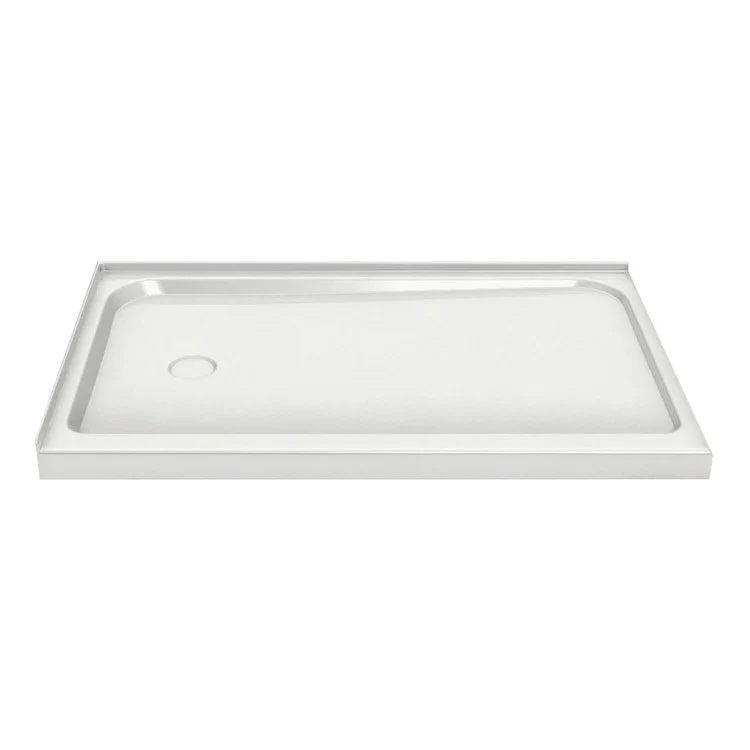 Shower Base Rectangular Corner with 3 Inch Threshold White 60L x 36W Inch Acrylic Left - Frankwebs