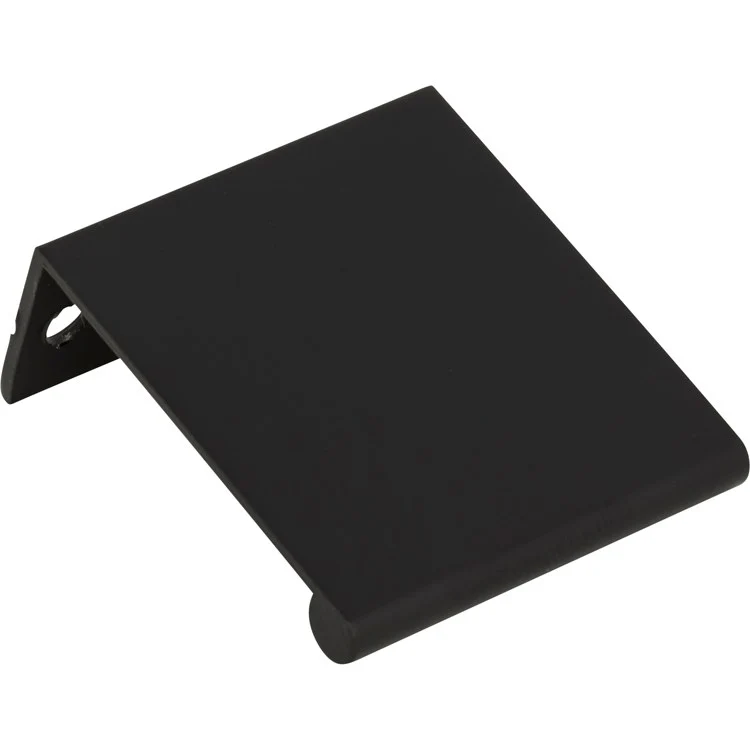 Drawer Pull Atlas Tab Edge Matte Black Aluminum 1-1/4 Inch 1-9/16 x 3/4 Inch - Frankwebs