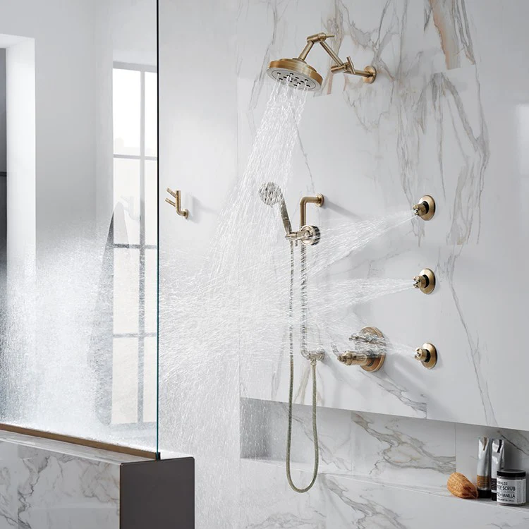 Litze H2OKinetic Four-Function Raincan Shower Head - Frankwebs