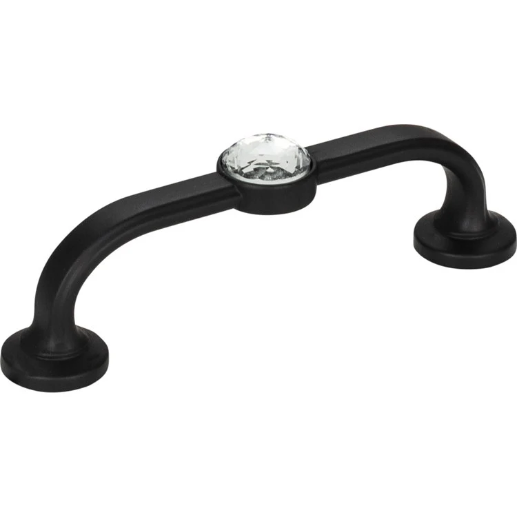 Drawer Pull Atlas Legacy Crystal Bracelet Matte Black Zinc Alloy 3 Inch - Frankwebs