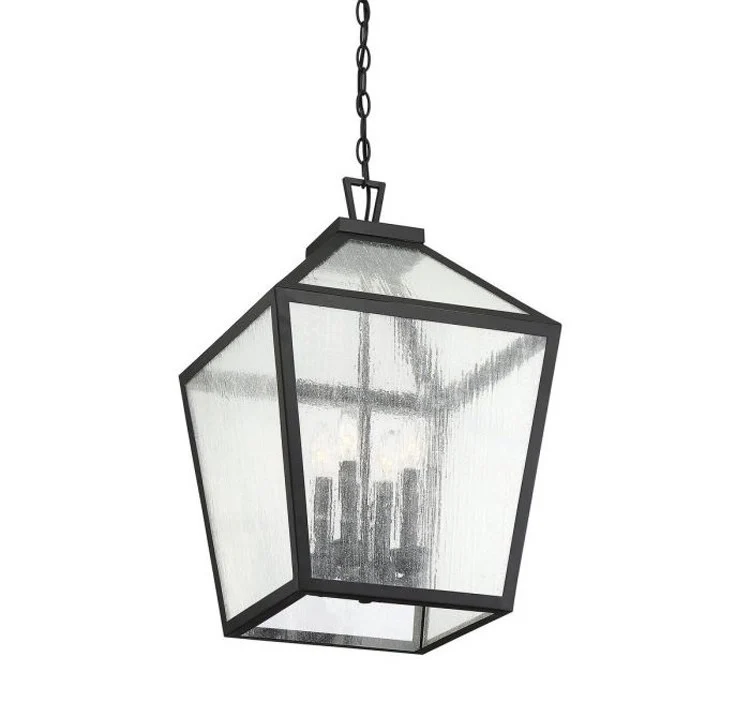 Woodstock Four-Light Outdoor Hanging Lantern - Frankwebs