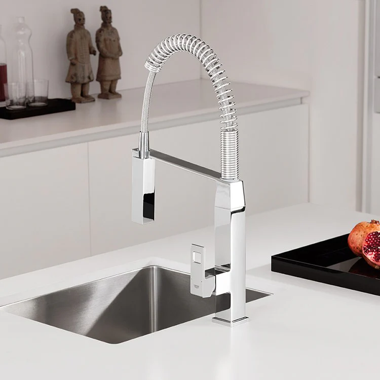 Eurocube Professional Single Handle Pull-Down Kitchen Faucet - Frankwebs