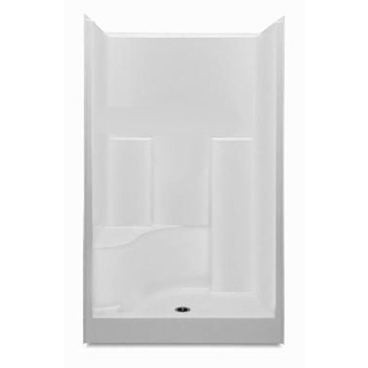 Shower Module 48 x 36 x 76 Inch Acrylic Biscuit 1 Pieces Left Hand Seat - Frankwebs