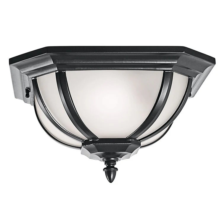 Salisbury Two-Light Outdoor Flush Mount Ceiling Fixture - Frankwebs
