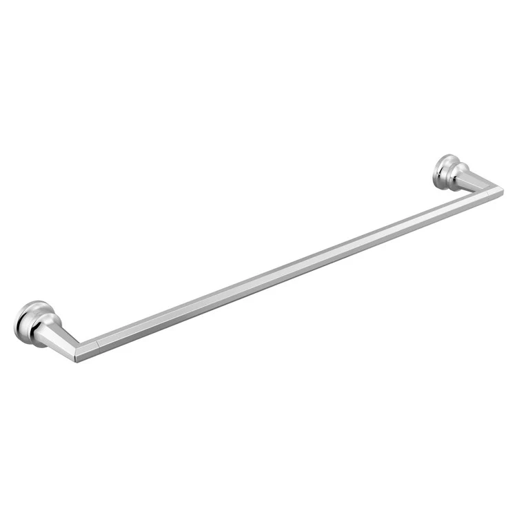 Towel Bar Beauclere 24 Inch Polished Chrome Metal - Frankwebs