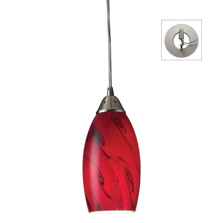 Galaxy Single-Light Pendant with Recessed Light Kit - Frankwebs