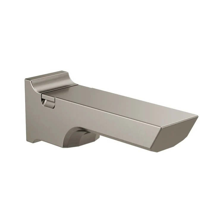 Tub Spout Pivotal Pull Up Matte Black 7-1/2 Inch 18 Gallons per Minute Metal - Frankwebs