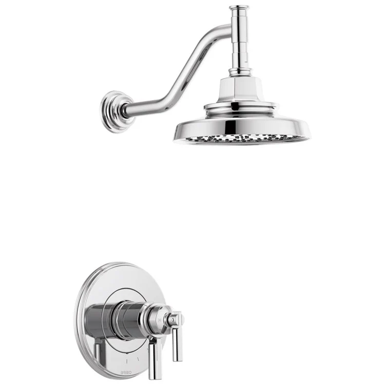 Shower Trim Invari TempAssure Thermostatic 2 Lever Brilliance Luxe Gold ADA 1.75 Gallons per Minute 6-13/16 Inch - Frankwebs