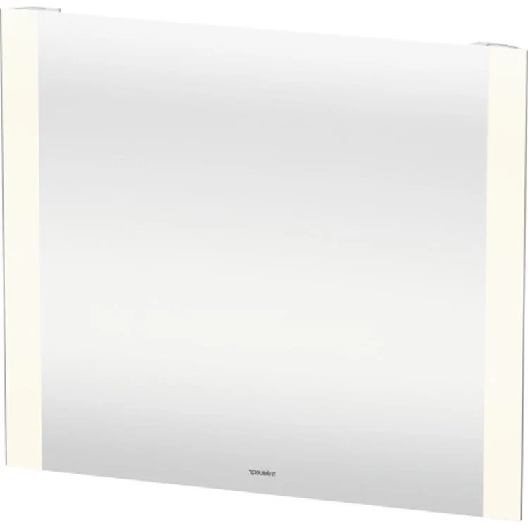 Mirror Light & Mirror 31-1/2 x 27-1/2 Inch White Premium Version with Lighting Rectangle - Frankwebs