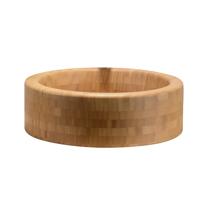 Vessel Samos Round 16-1/2 Inch Bamboo - Frankwebs