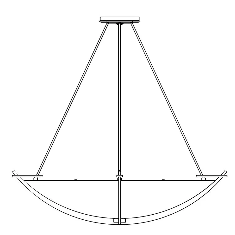 Compass Three-Light Large Scale Pendant - Frankwebs