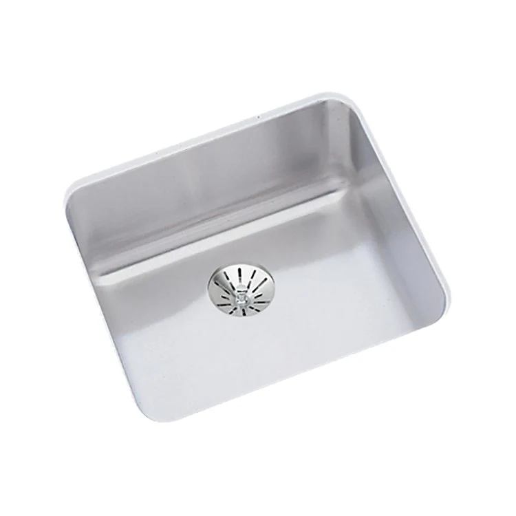 Kitchen Sink Lustertone Classic 14.5 x 14.5 Inch Single Bowl with Perfect Drain Lustrous Satin Undermount - Frankwebs
