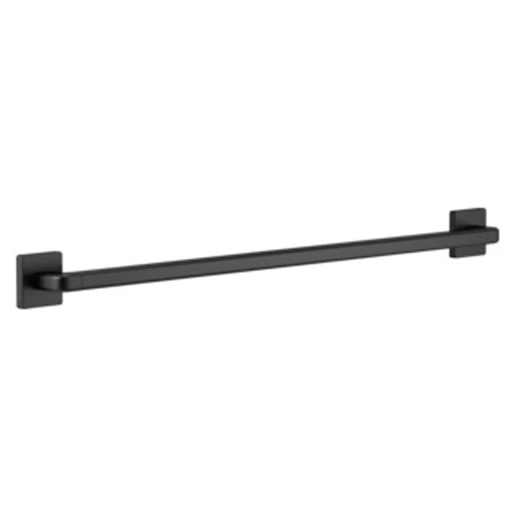 Grab Bar BathSafety 36 Inch Angular Modern Decorative Matte Black ADA Concealed Flange - Frankwebs