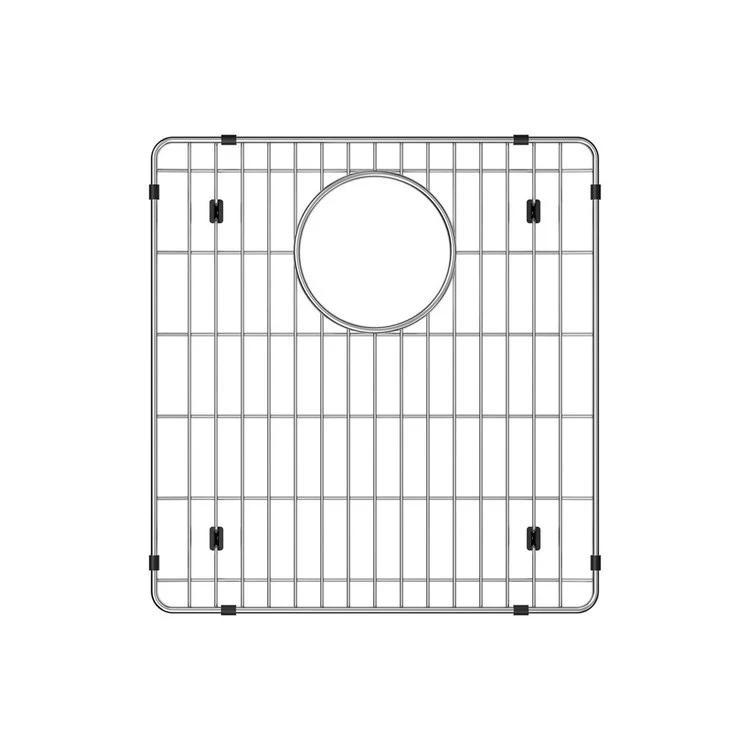 Sink Grid Bottom Grid 15 x 16 Inch Stainless Steel for Fits Bowl Size 16-1/2x16-1/2 Inch Bowls with Rear Center Drain Opening - Frankwebs