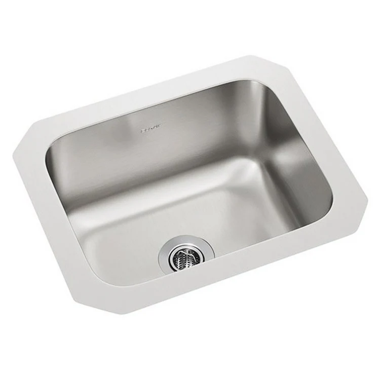 Bar Sink Lustertone Classic 15 x 12 Inch Single Bowl Kit Lustrous Satin Undermount Rectangle Drain Size 2 Inch - Frankwebs