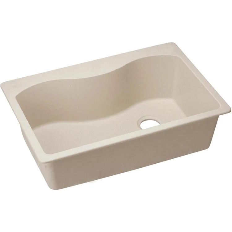 Kitchen Sink Quartz Classic 33 x 22 Inch Single Bowl Greystone Drop-In E-Granite 9-1/2 Inch - Frankwebs