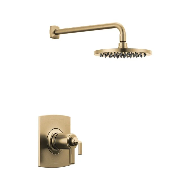 Thermostatic Trim Allaria TempAssure 2 Less Handle Brilliance Black Onyx ADA 1.75 Gallons per Minute Brass - Frankwebs