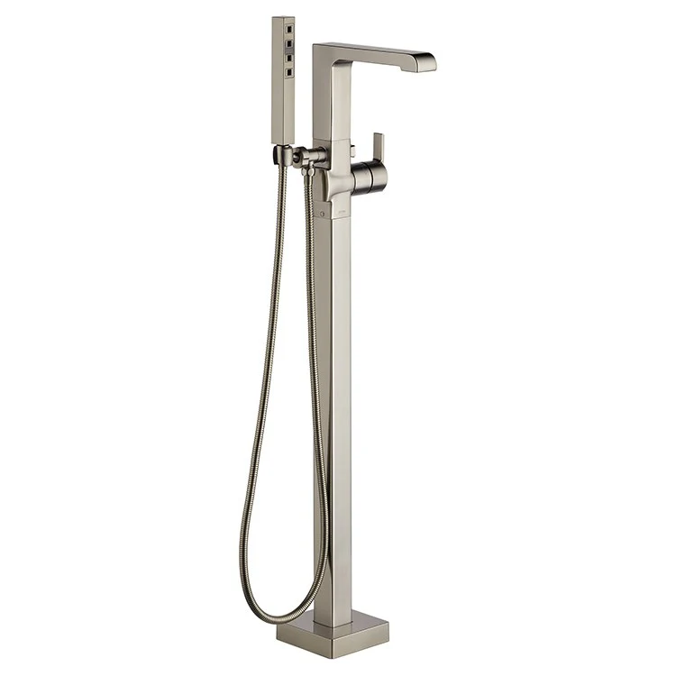 Ara Single Handle Freestanding Floor Mount Tub Filler with Handshower - Frankwebs