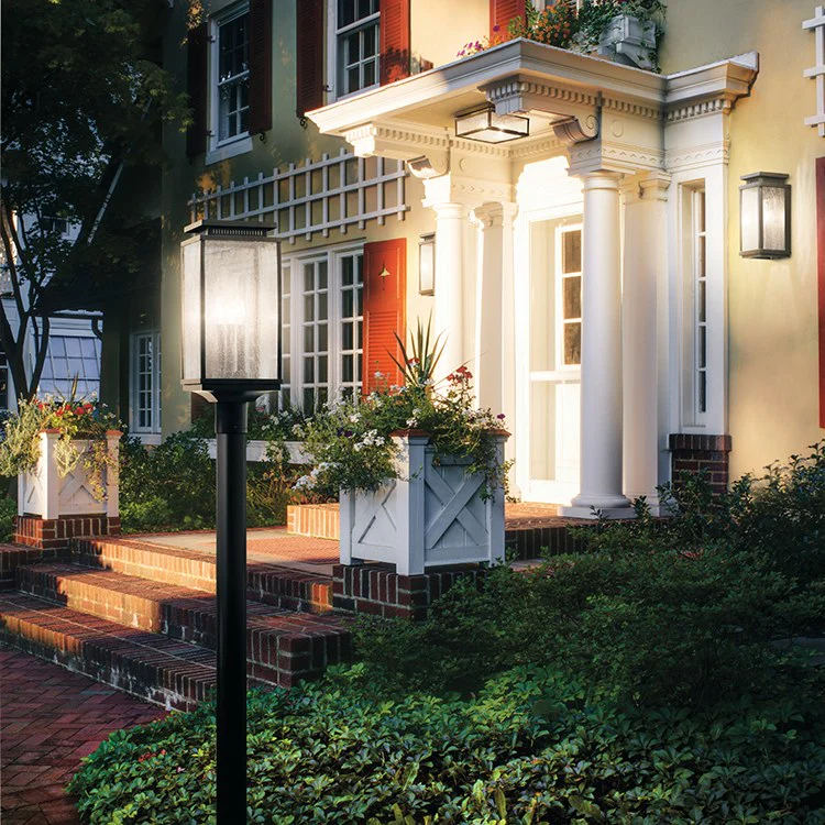 Manningham Three-Light Outdoor Post Lantern - Frankwebs