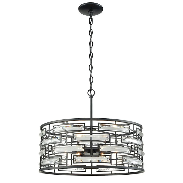 Lineo Six-Light Chandelier - Frankwebs