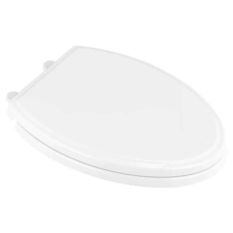 Traditional Slow-Close Easy Lift-Off Elongated Toilet Seat with Lid - White - Frankwebs