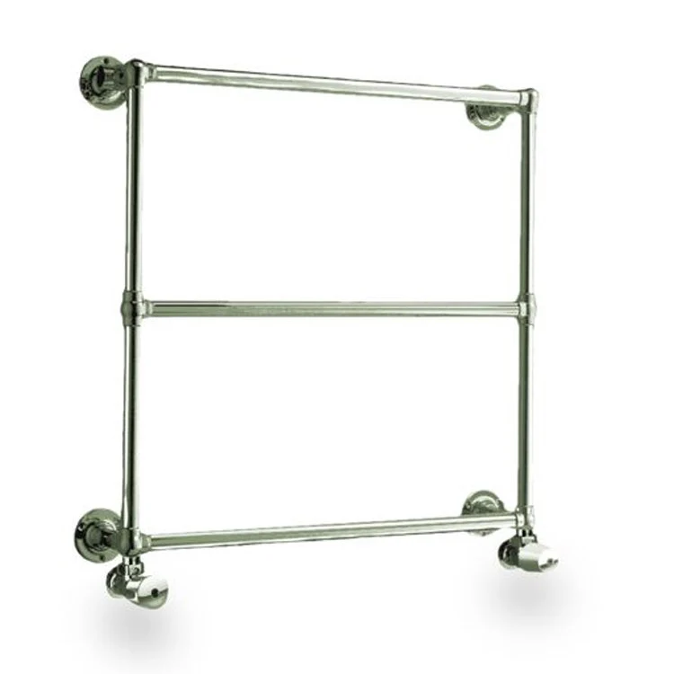 Towel Warmer Saxby Hydronic Less Valve 28 x 29 Inch Chrome Metal - Frankwebs