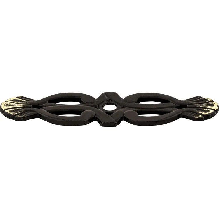 Backplate Tuscany Newton Rectangle 3-1/5 x 7/8 Inch Zinc Alloy M181 - Frankwebs