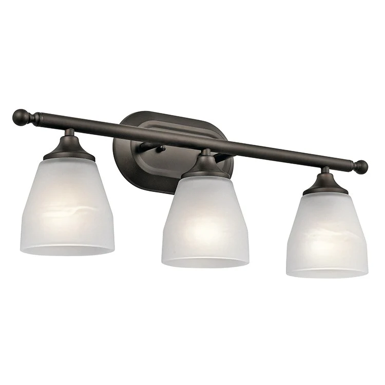 Ansonia Three-Light Bathroom Vanity Fixture - Frankwebs