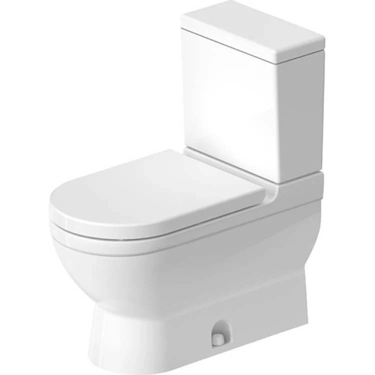 Toilet Bowl Starck 3 Elongated 2 Piece White 17-1/8 Inch 1.28 Gallons per Flush Ceramic Floor Mount - Frankwebs