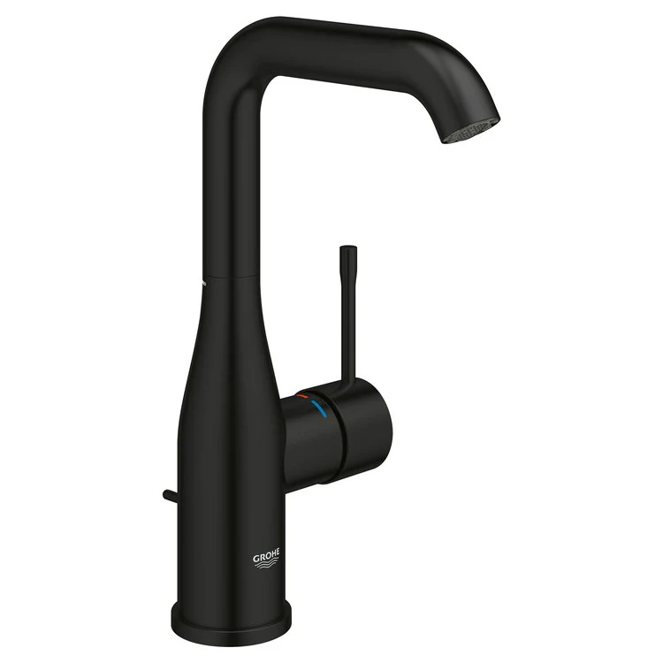 Lavatory Faucet Essence L-Size 1 Lever ADA CALGreen/CEC/WaterSense Matte Black 1.2 Gallons per Minute - Frankwebs
